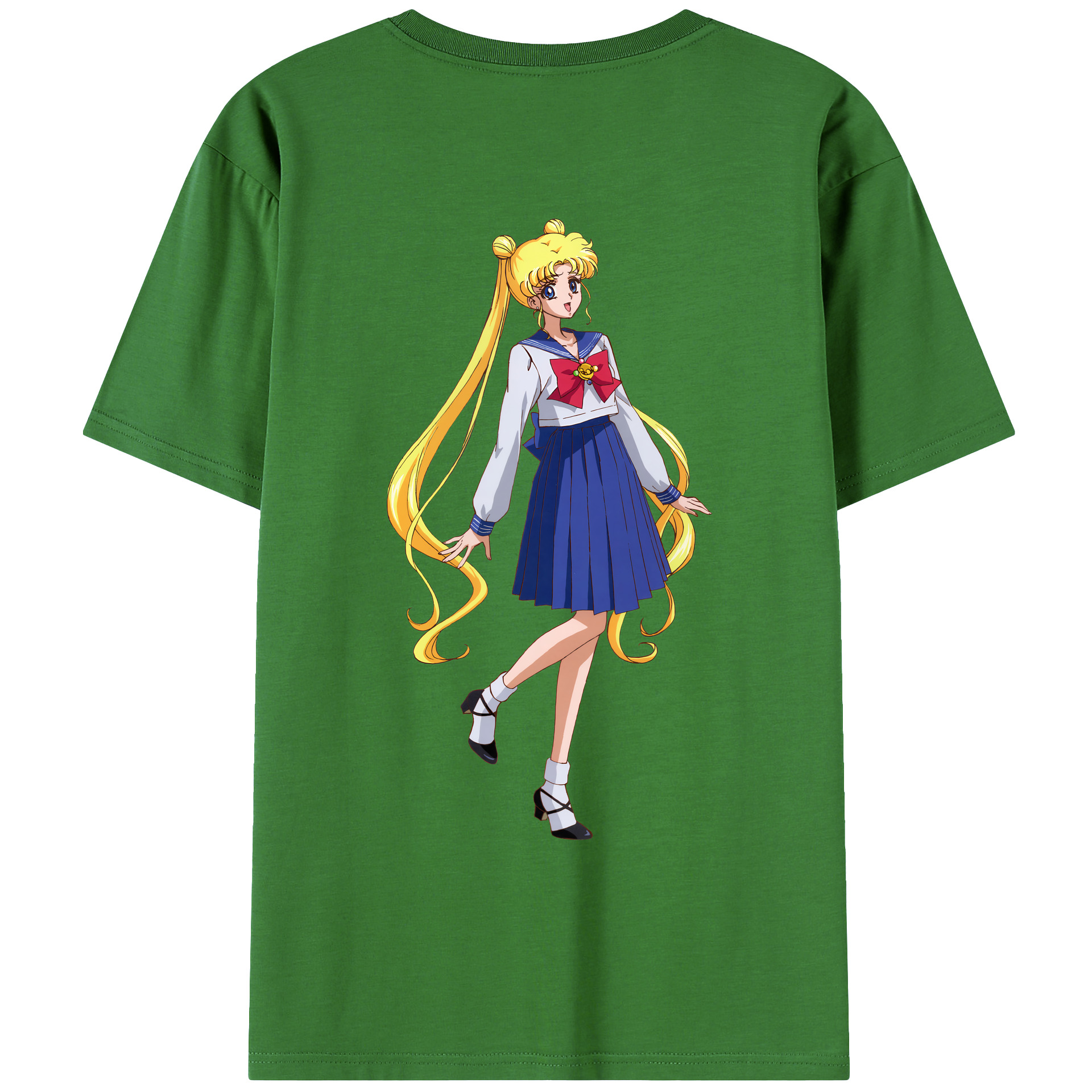 （画像用） 美少女戦士セーラームーン 愛野 美奈子 あいの みなこ Sailor Moon Aino Minako レディース半袖Tシャツ(バックプリント)